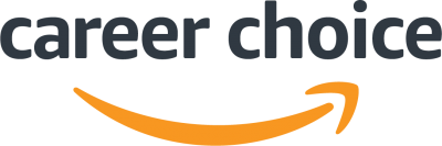 career choice logo with amazon arrow